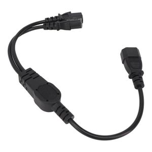 Multiprise onduleur 3 prises / cordon IEC C14 noire - 4,0 m - Chargeur et  câble d'alimentation PC - Achat & prix