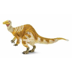 FIGURINE - PERSONNAGE Figurine dinosaure Deinocheirus junior 20 cm en caoutchouc marron et blanc de la marque Safari
