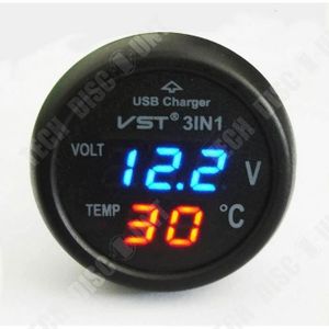Achetez Thermomètre SH-350 Thermomètre D'alarme Numérique Véhicules  Automobiles Gauge de Température Avec Accessoires de Voiture de  Rétroéclairage de Chine