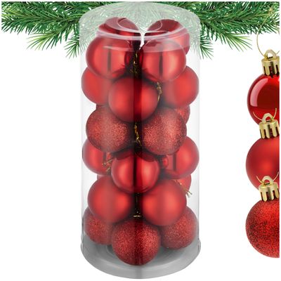 Lot De 141 Décorations De Noël - 127 Boules (mat, Brillant, Pailleté, Ajouré) + étoile, Flocons, Cerf, étiquettes - Plastique Incassable, Cordons Inclus