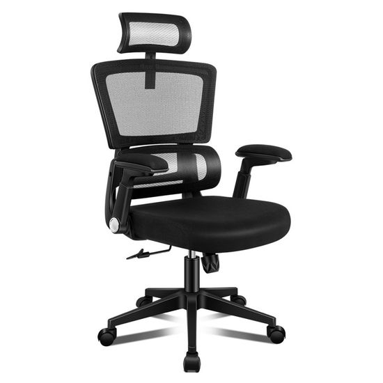Fauteuil De Bureau Gaming Alfordson En Cuir PU Gris - Siège Inclinable Avec Repose-pieds