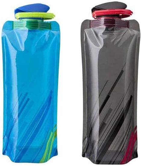 Bouteilles D'eau Pliables - Lot De 4 (700ml) Pour Randonnée, Voyage, Sport - 7