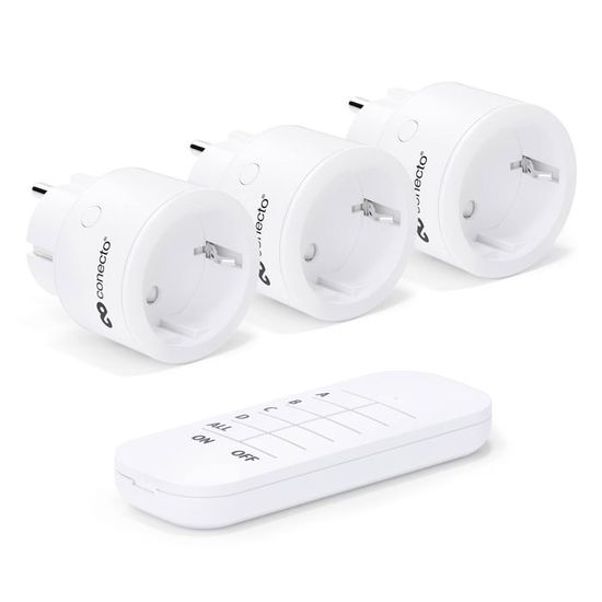 Kit 4 Prises Télécommandées Programmables – Portée 30 M – 16A/3680W – Télécommande Pré-appariée – Économie D'Énergie - 7