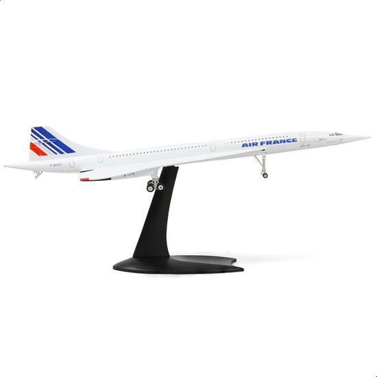 Maquette Avion Concorde Air France – Échelle 1/400, Modèle Pré-construit Moulé Sous Pression (neuf)
