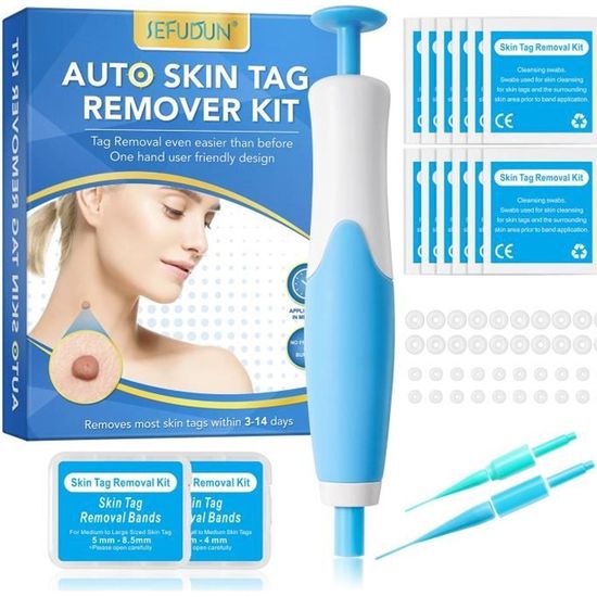 Kit D'élimination Des Acrochordons 2 En 1 - Stylo Pratique, Pour Tous Types De Peau - Neuf