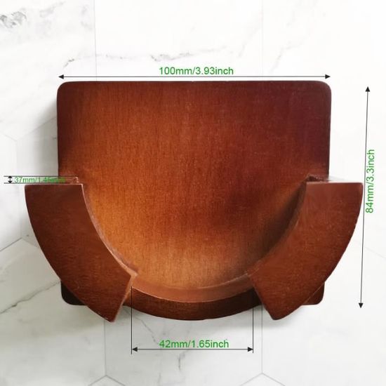 Support Pour Filtres à Café En Bois - Porte-Filtre Avec Couvercle, Marron Clair