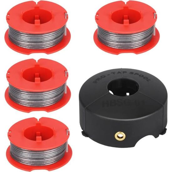 Bobine De Fil 1,6mm (2x) Adapté Pour Bosch ART 25 GSA