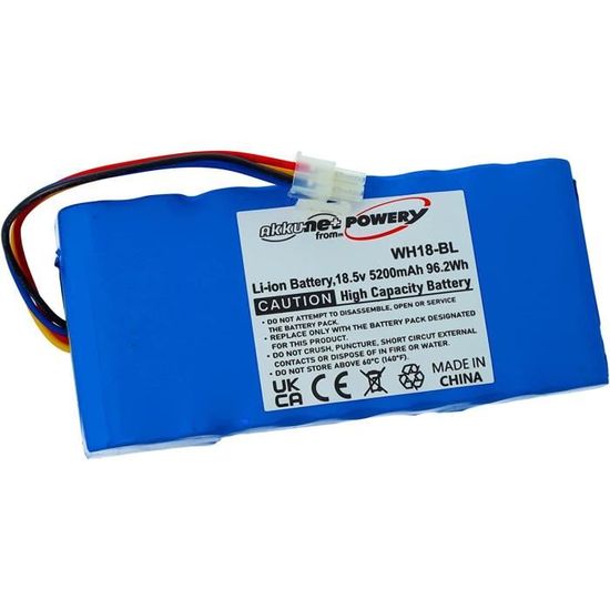 BURGARDEN Batterie 18V 5000mAh Li-ION Pour Husqvarna Automower Tondeuse