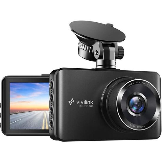 ViviLink T20X Dashcam 2K Caméra de Voiture Embarquée, Camera Voiture Enregistreur Jour et Nuit, Vision Nocturne, WDR, Parking Mode, 