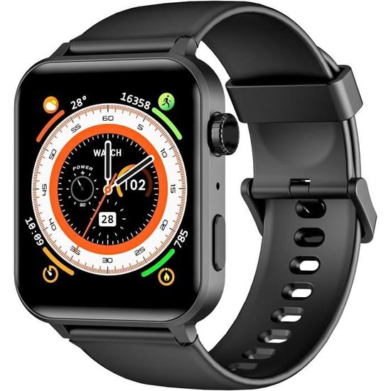 Bague Connectée Fitness – Traqueur Sommeil, SpO2, Fréquence Cardiaque – Étanche – Compatible Android Et IOS