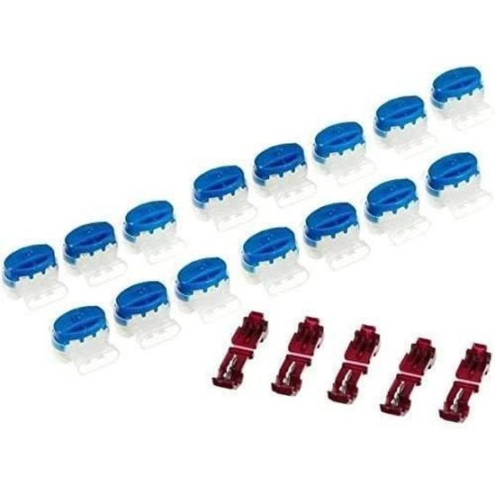 Lot De 30 Connecteurs De Câble Pour Tondeuse Robot - Bornes De Raccordement Rapide, Dérivation En T, 4mm