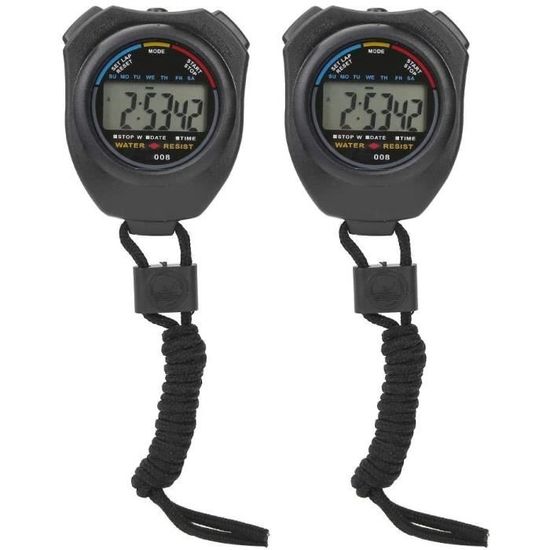 ChronomèTre NuméRique ChronomèTre Sport ChronomèTre, éCran LCD
