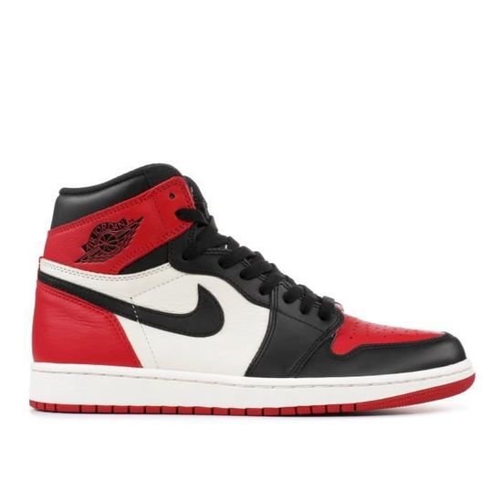 Basket NIKE AIR JORDAN 1 RETRO HIGH OG 'BRED TOE' Rouge ... Basket NIKE AIR JORDAN 1 RETRO HIGH OG 'BRED TOE' Rouge ...