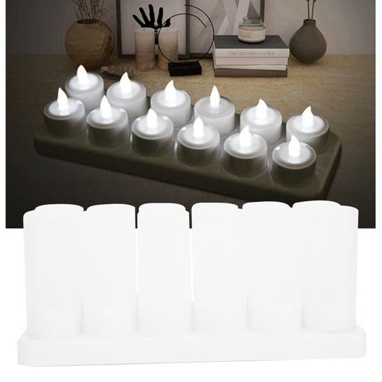 Bougie électronique Avec Croix Dorée - Durée 365 Jours - Étanche Et Résistante Au Vent - Pour Cimetière, église, Décoration Intérieure - 13