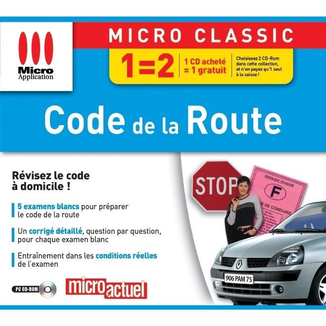 Micro Application Code De La Route / Logiciel PC Cd-Rom