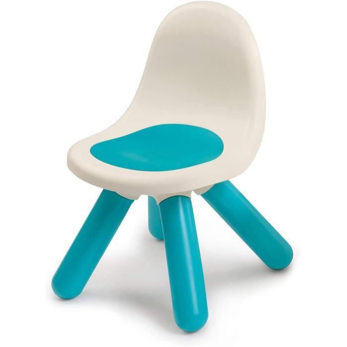 Smoby - Kid Chaise - Mobilier pour Enfant - Dès 18 Mois - Intérieur et Extérieur - Bleu - 880104