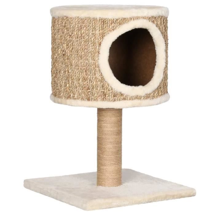Arbre à Chat - Grande Taille Griffe de Chat Meubles pour chats Contemporain scandinave - avec appartement et griffoir 52 cm
