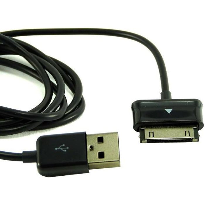 Câble USB pour SAMSUNG Galaxy P1000, Tab 2 GT-P5110, GT-P5100, Galaxy Note 10.1 GT-N8000, GT-N8010, 10.1 LTE GT-N8020 etc.