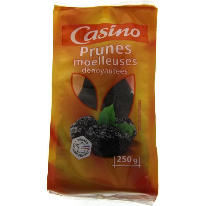Prunes moelleuses dénoyautées - 250 g