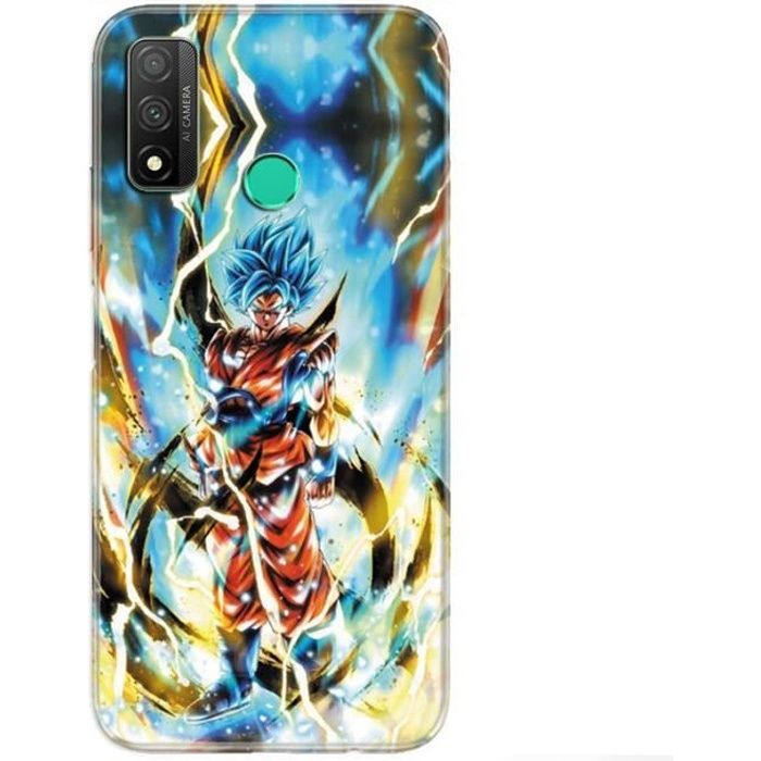 Coque pour Huawei P Smart (2020) Manga Dragon Ball Sangoku Blanc taille unique