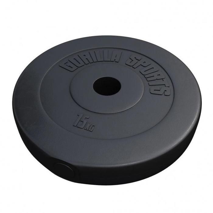 Disque Olympique en plastique de 15 KG - 50-51 mm