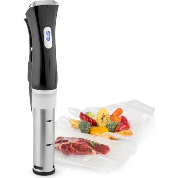 Cuiseur vapeur - Klarstein - Pompe de circulation pour 20 L - Cuisson vapeur 50-95 °C - 1300W - Machine Sous Vide - inox