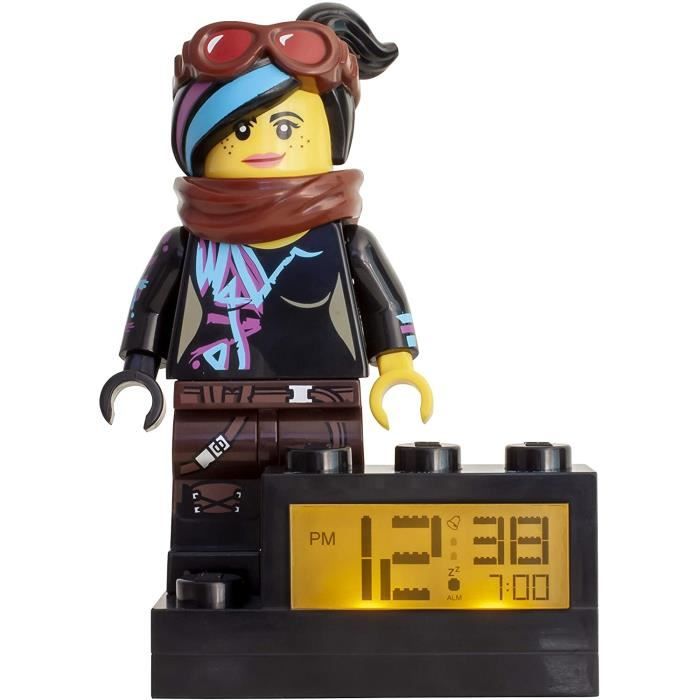 Réveil brique Wyldstyle rétroéclairé The LEGO Movie - 15 cm