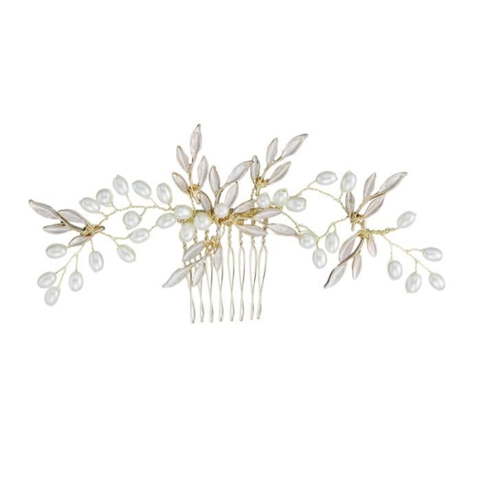 1PC accessoires de cheveux peigne à de mariée alliage Simple à la main CHAPEAU - PERRUQUE - COUVRE CHEF - ACCESSOIRE DE TETE