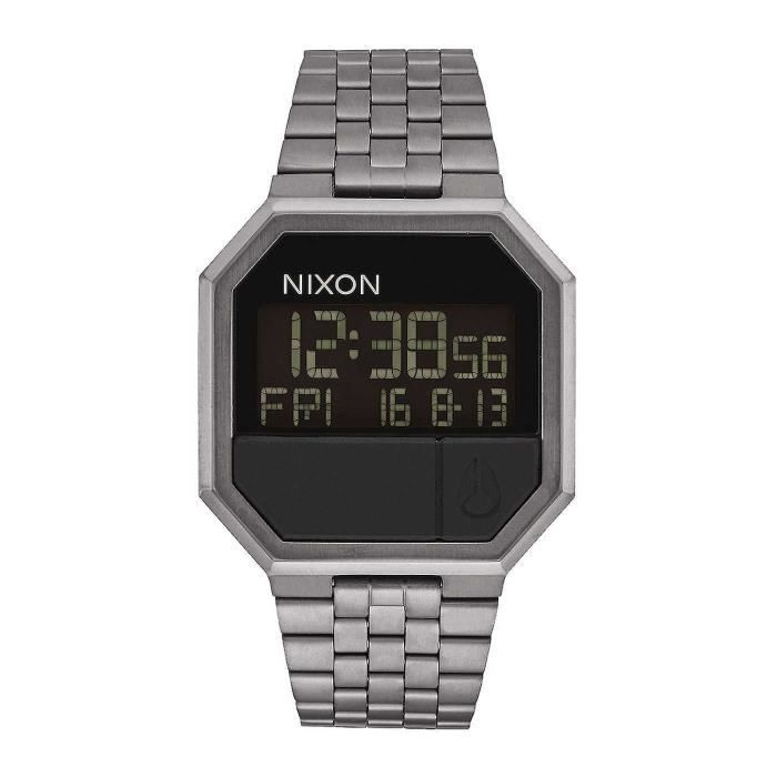 Nixon - A158-632 - Montre à écran digital avec bracelet en acier inoxydable - Gris acier