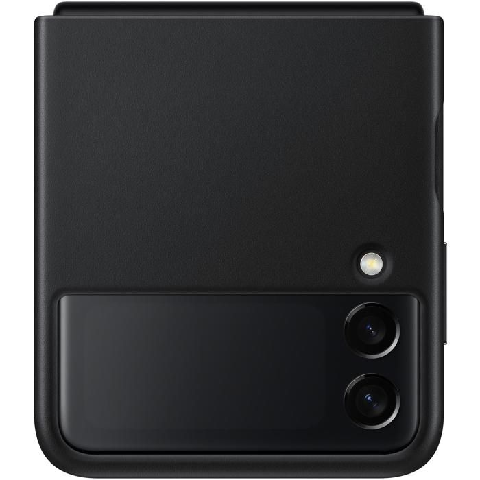 SAMSUNG Z Flip3 Coque en cuir Noir