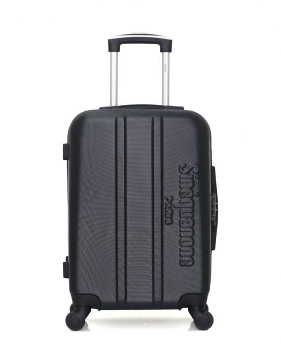 SINEQUANONE – VALISE CABINE - ABS – 55cm – 4 roues – OLYMPE – NOIR