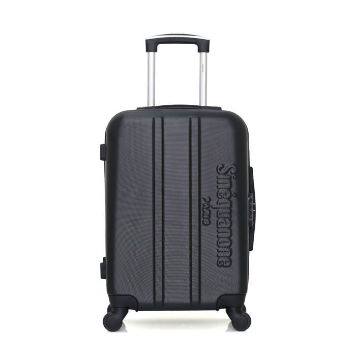 SINEQUANONE – VALISE CABINE - ABS – 55cm – 4 roues – OLYMPE – NOIR