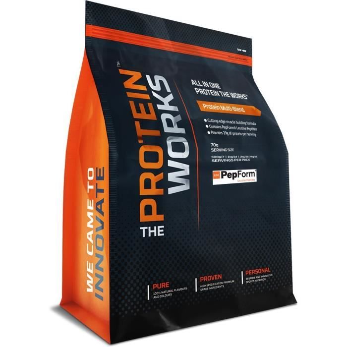 The Protein Works - Gainer Muscles Sec Avec Cuillère et Shaker Gratuits - Formule Pour Prise de Masse Musculaire Sèche - Chocolat