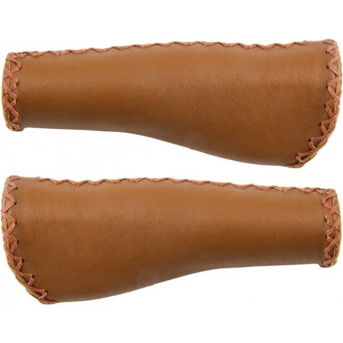poignées Retro Ergo 13, 5cm brun par paire