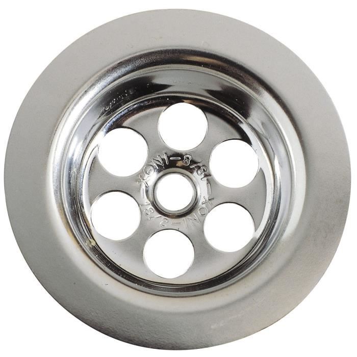 WIRQUIN Grille ronde creuse - Inox - Ø 63 mm - Lavabo ou bidet