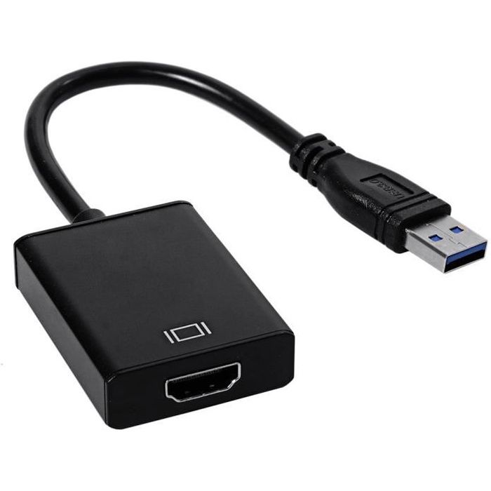 XCSOURCE Adaptateur Convertisseur USB 3.0 vers HDMI HD 1080P pour PC Portable Tablette Ordinateur Portable avec Windows 7 8 AH150