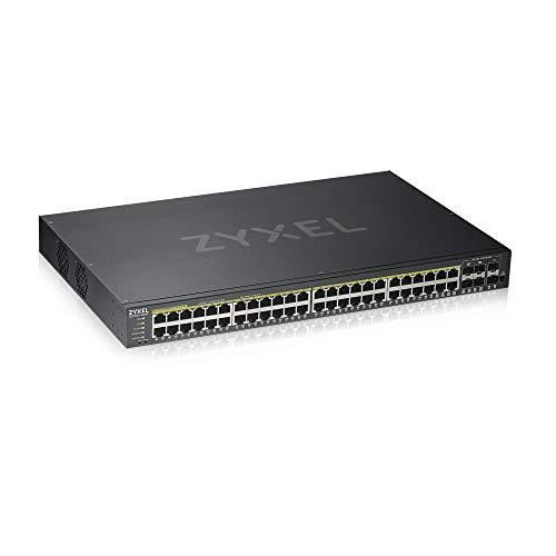 ZYXEL Commutateur Ethernet GS1920-48HPV2 48 Ports Gérable - 4 Couche supportée - Modulaire - Paire torsadée, fibre optique
