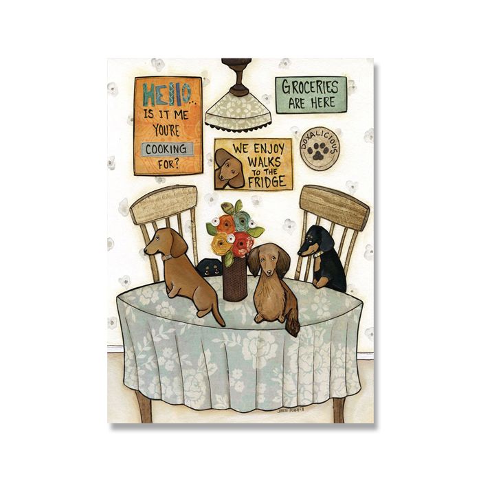 Papier Toilette Et Chien - Art Mural De Salle De Bain - Poster Moderne - Décoration De Toilettes - Peinture à L'huile Encadrée - 30,5 X 40,6 Cm