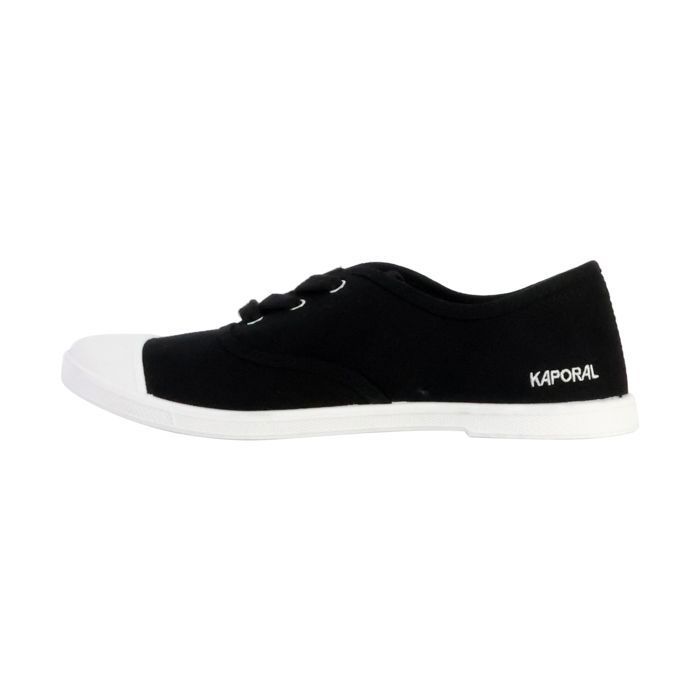 Kaporal Baskets détente femme - KAPORAL - Foly - Noir - Plat - Lacets