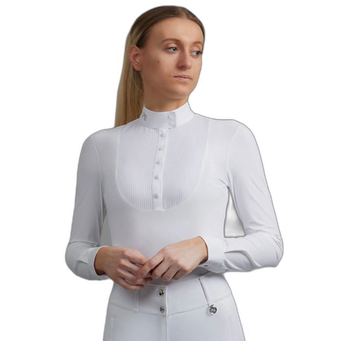 Chemise satinée à rayures, manches longues rayé vert/rouge La Redoute Collections | La Redoute