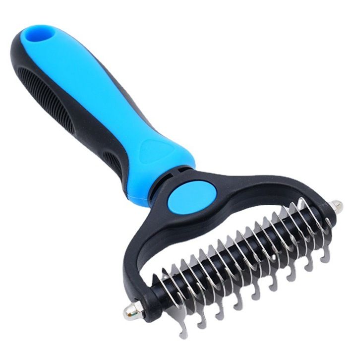 Brosse à poils longs pour chiens et chats – Peigne de toilettage pour sous-poil enlève le sous-poil et le duvet