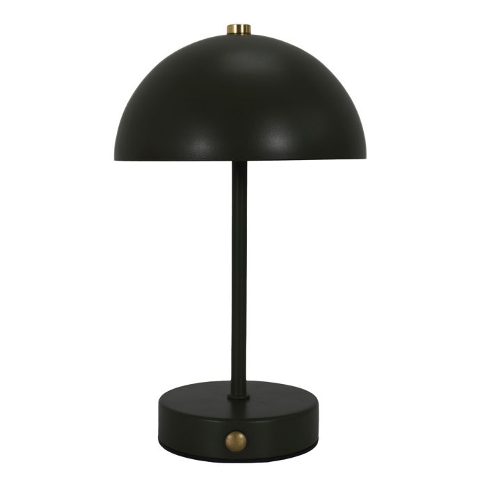 Lampe de Table - HOME DECO FACTORY - Lucia - Rechargeable - Noire Lampe de Table - HOME DECO FACTORY - Lucia - Rechargeable - Noire