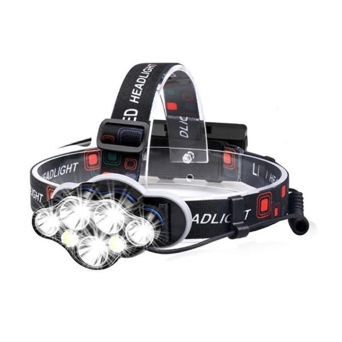 Lampe Frontale Ultra Puissante 1000 Lumens Rechargeable USB - 230° Grand Angle, 3 Modes, Étanche Pour Running, Camping, Pêche