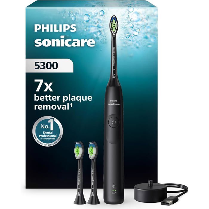 Brosse à dents électrique Philips Sonicare 5300 HX710104 2 niveaux dintensité