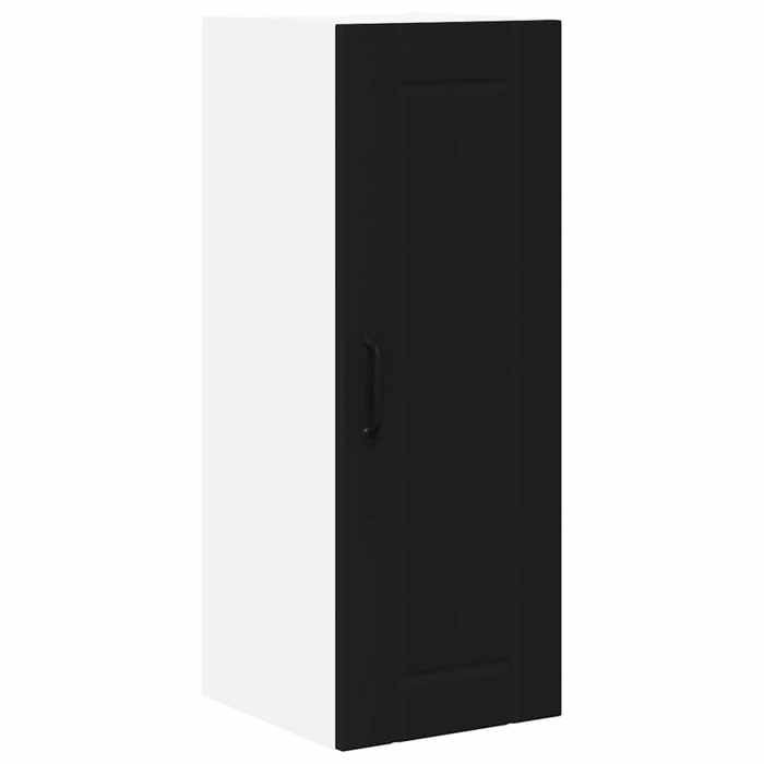 BEL-ACHAT* Meuble de stockage Moderne - design bas - Colonne de cuisine Noir 30x31x80cm Bois dingénierie @Promo1288053