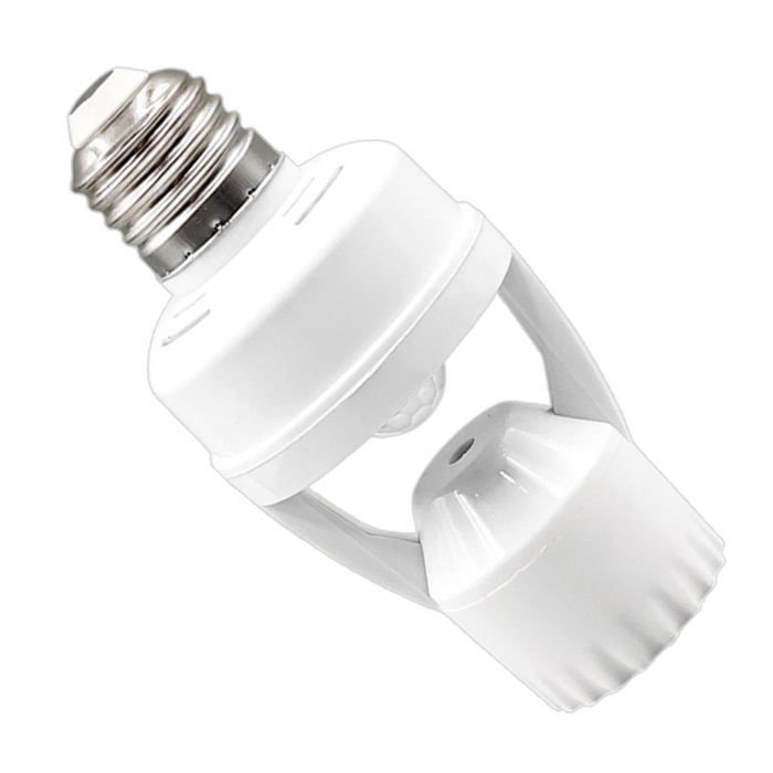 Douche Lampe Détecteur Mouvement E27-1 Blanc Standard Couloir Escalier Automatique Accessoire Éclairage Aucunely
