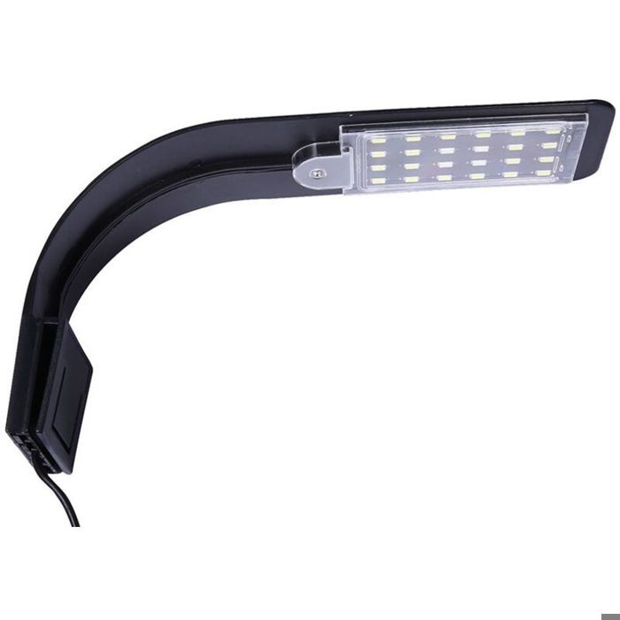 Lampe LED ultra-mince adaptée aux petits aquariums éclairage daquarium équipée de 40 LED blanches et bleues 8W 640LM (noire) Lampe LED ultra-mince adaptée aux petits aquariums éclairage daquarium équipée de 40 LED blanches et bleues 8W 640LM (noire)