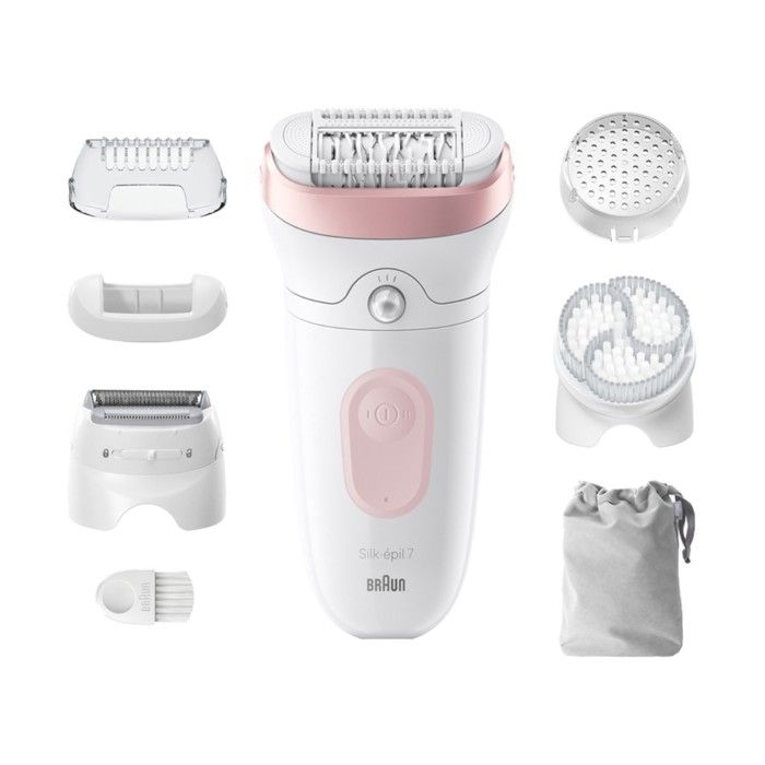 Épilateur Électrique Braun Silk épil 7 SE7 060 sans Fil 40 Pinces Wet & Dry - vue 1