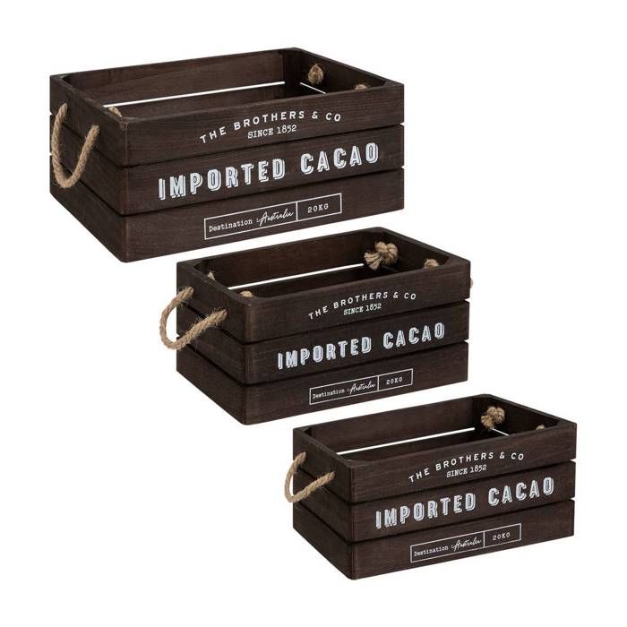 Lot de 3 plateaux décoratifs dorés DEORIA