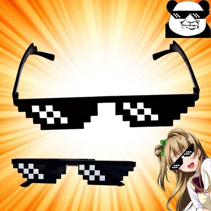 Lunettes De Soleil Pixellisées Vectorielles Pixel Patron Lunettes